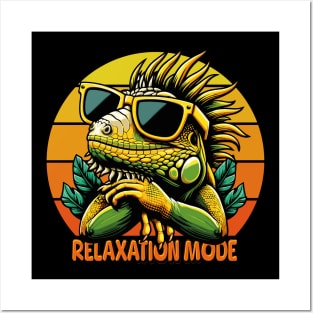 Relaxation mode: The Ultimate Iguana T-Shirt Posters and Art